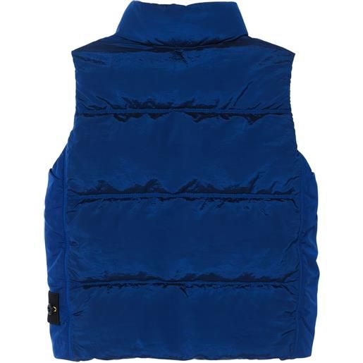 Stone Island Junior gilet imbottito trapuntato - blu