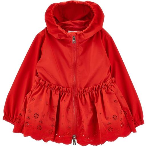 Monnalisa giacca con occhielli - rosso