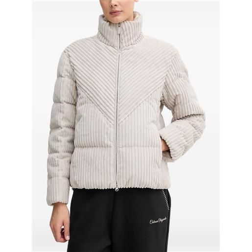 Colmar piumino trapuntato in velluto a coste - grigio