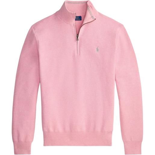 Polo Ralph Lauren felpa con zip - rosa