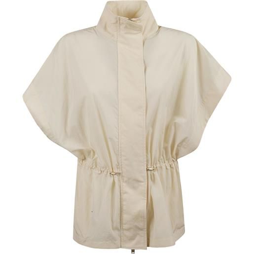 Fabiana Filippi mantella con coulisse - toni neutri