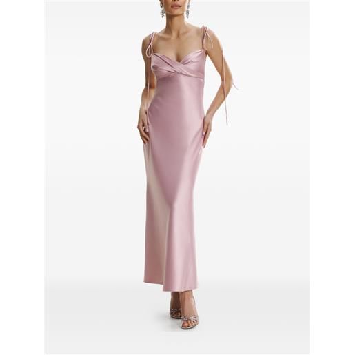 FRAMBOISE abito lungo darren con scollo a cuore - rosa