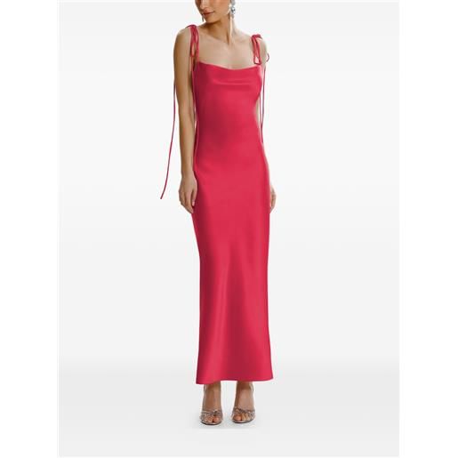FRAMBOISE abito lungo smanicato jodie - rosso