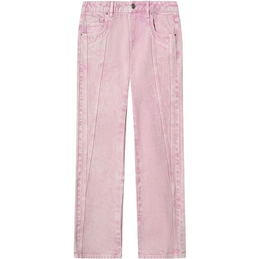 MARANT ÉTOILE jeans jaylis con cinque tasche - rosa