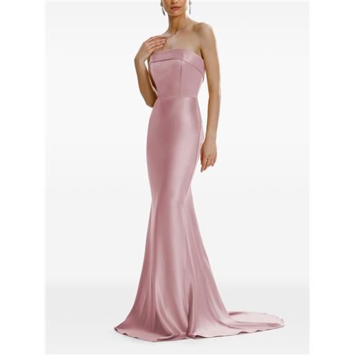 FRAMBOISE abito lungo dhara senza spalline - rosa