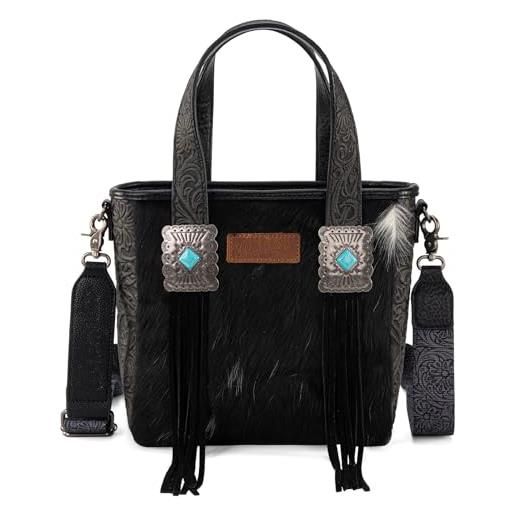 Antonio Basile Borsa hobo con borchie Borse a Spalla donna Nero