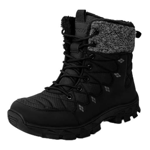 Stivali Da Neve Antiscivolo Spessi Invernali Da Uomo Scarpe Di Cotone - Foto 8