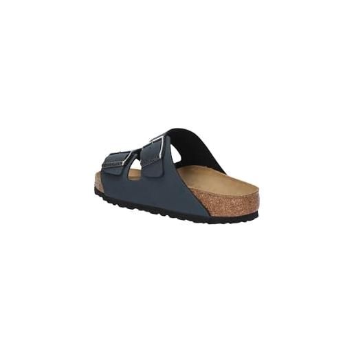 Birkenstock milano birko-flor desert soil sandali uomo blu rosso basalto grigio 42 eu étroit, basalto grigio, 42 eu estrecho