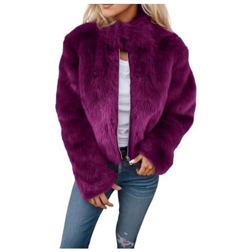 Generico felljacke damen kurz wintermantel damen pelzmantel damens elegant comfortable pelzjacke damens fellmantel winter warm kunstfell jacke 2025