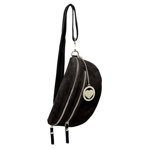 Sacoche Banane En Cuir Marron - Fabriqué En Italie - Neuf - Petit Modèle