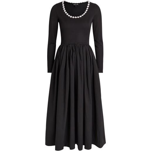 Sister Jane abito midi a maniche lunghe - nero