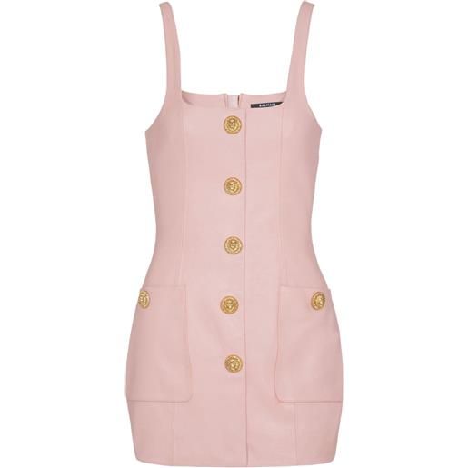 Balmain abito con decorazione - rosa