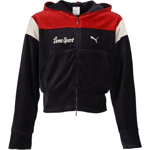 MASU x puma giacca con design color-block e cappuccio - blu