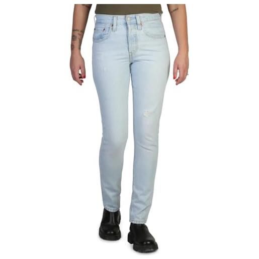 Levi's 501 skinny, jeans, donna, shine up, 23w / 30l