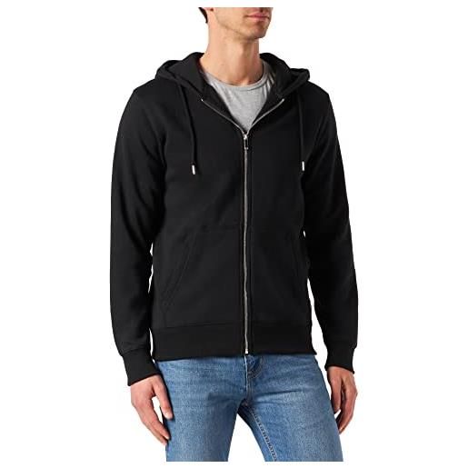 JACK & JONES felpa con cappuccio da uomo tinta unita con cappuccio, s