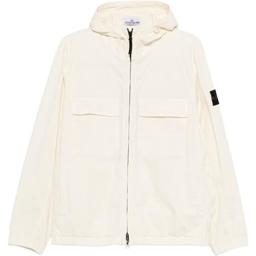 Stone Island giacca con cappuccio e tasca - toni neutri