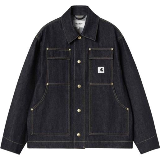 Carhartt WIP giacca denim con applicazione - blu