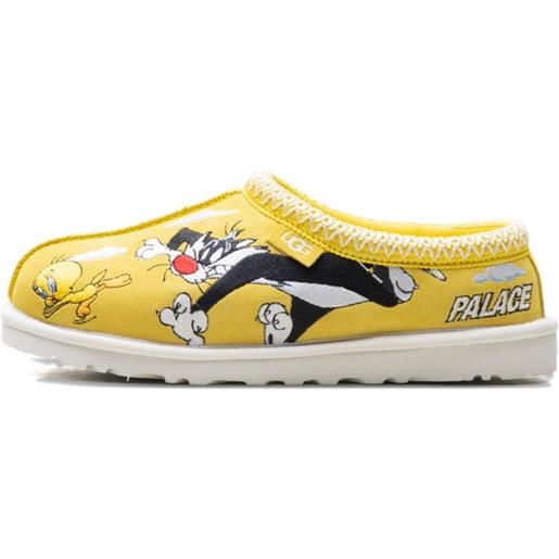 UGG x palace slippers looney tunes con stampa - giallo