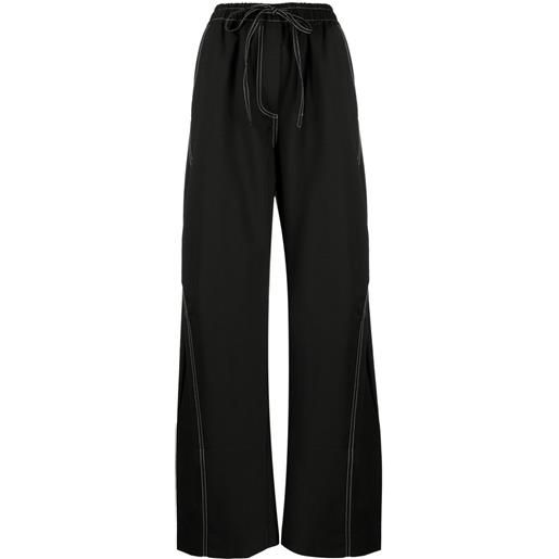 Rejina Pyo pantaloni a gamba ampia una - nero