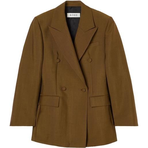 Róhe blazer doppiopetto - marrone