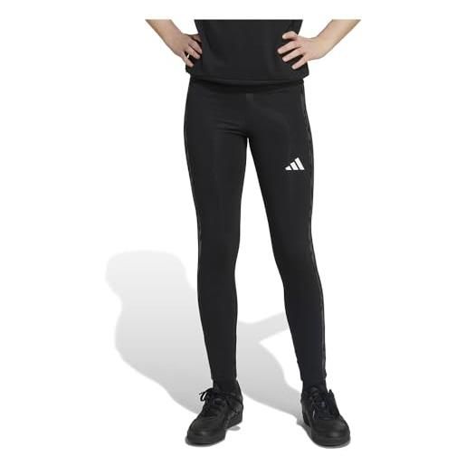 adidas animal 3 stripes single jersey leggings 11-12 years
