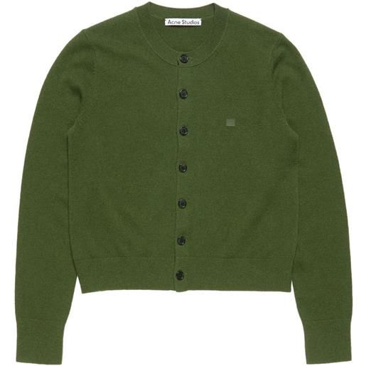 Acne Studios cardigan con bottoni - verde