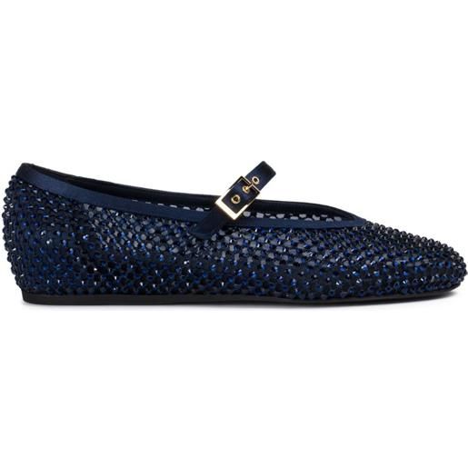 Le Silla ballerine gilda con cristalli - blu