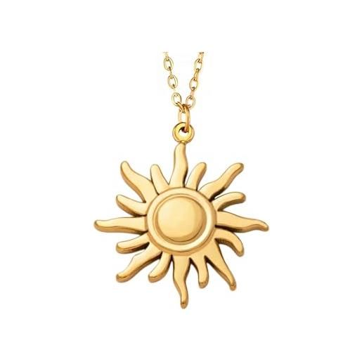 Collana Choker Con Ciondolo Luna – Vintage, In Pelle PU E Lega, Regolabile, Gioiello Per Donne E Ragazze, Regalo Significativo - 4