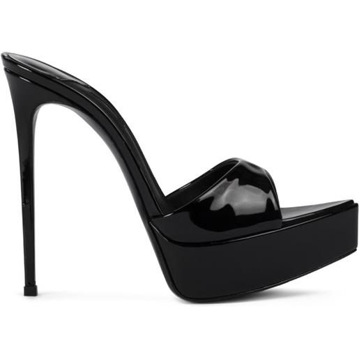 Le Silla mules uma con plateau - nero