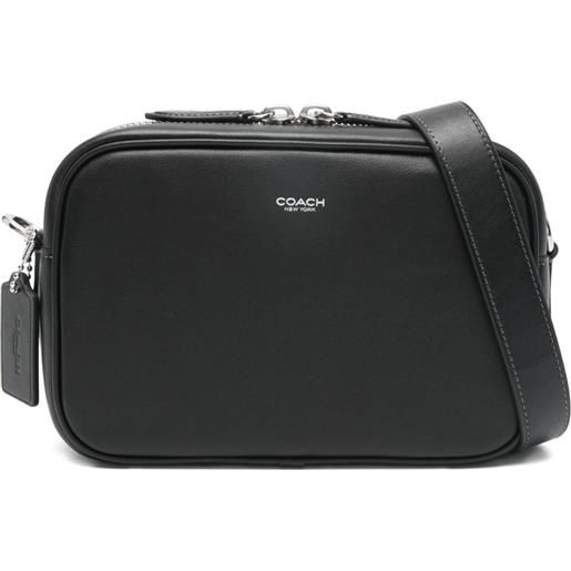 Coach borsa messenger radio con zip - nero