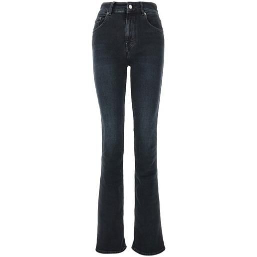 Haikure jeans vick con cinque tasche - nero