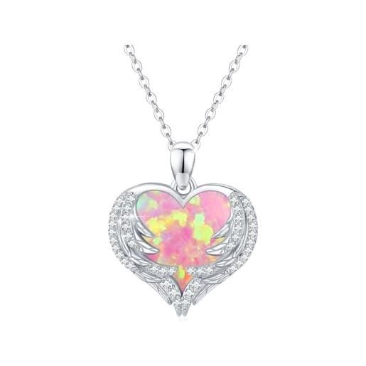 Collana Amen Argento ciondolo Angelo | vendita online su