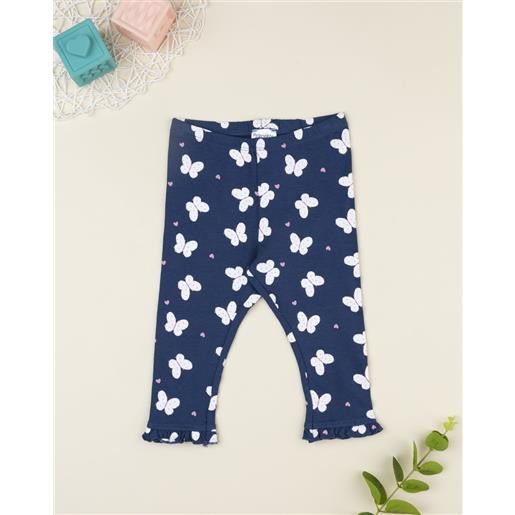 Prénatal legging bimba blu farfalle