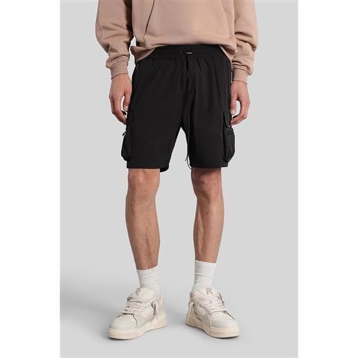 Represent shorts in nylon nero