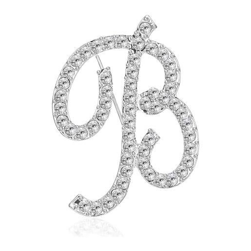 Spilla Di Compleanno Con Strass E Lettera – Accessorio Brillante Per Festeggiare La Ragazza Del Giorno