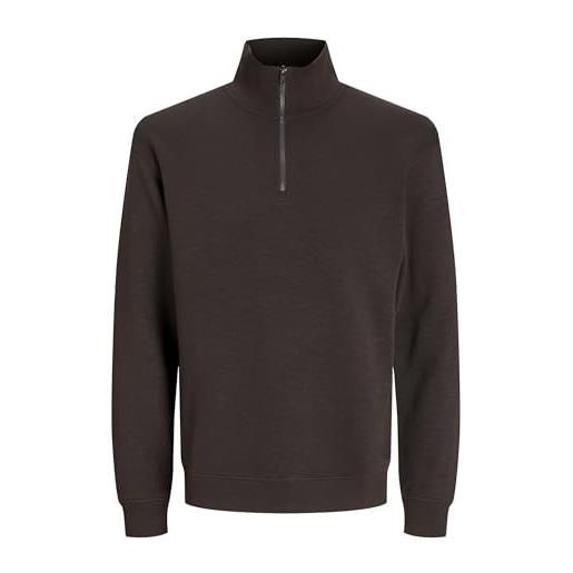 JACK & JONES jjebradley sweat half zip noos felpa uomo, pacciamatura, xs