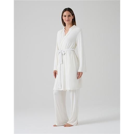 Prénatal vestaglia premaman panna a costina