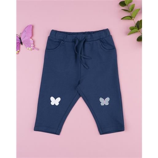 Prénatal pantalone bimba blu farfalle