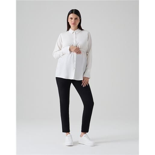 Prénatal camicia bianca premaman con coulisse