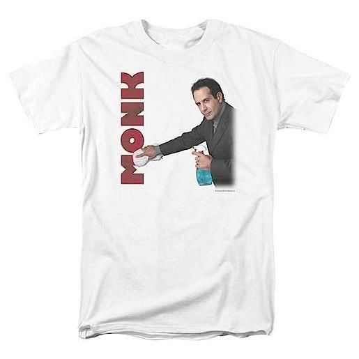 HOREB monk t-shirt american comedy drama tv detective adrian monk graphic white s