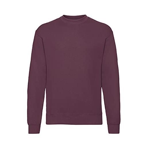 Felpa A Giro Bambini Fruit Of The Loom Premium Blu Reale