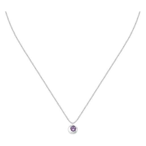 Collana MORELLATO TESORI SAIW240 Argento 925 pendente tris di cristalli bianchi 8056783156696
