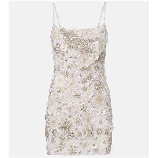 Rachel Gilbert miniabito francesca con decorazioni