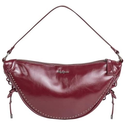 Pepe Jeans hannah lace, borsa donna, rosso (borgogna rosso), taglia unica