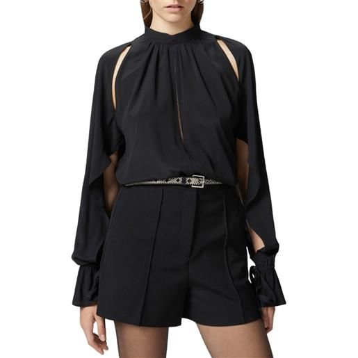 PINKO blusa con maniche volant - 103905a207 - nero