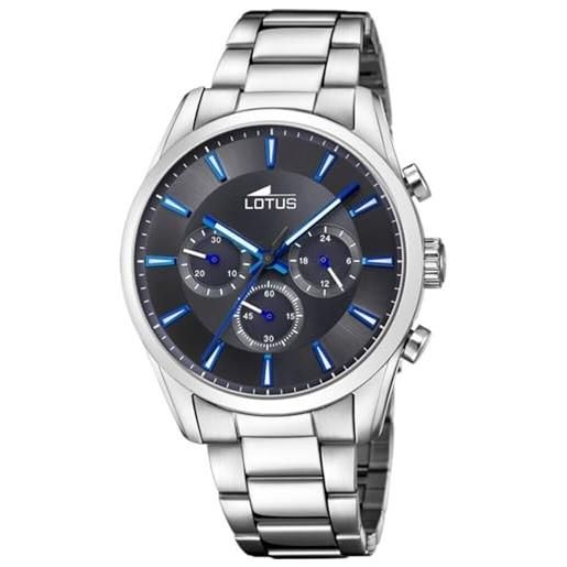 Orologio Da Uomo Lotus 18639/1 Acciaio Nero