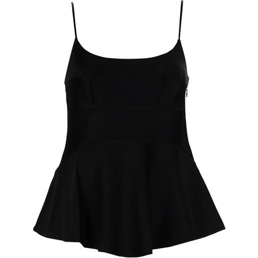 Theory top con peplum - nero