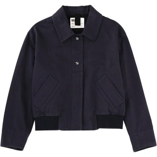 Margaret Howell bomber in cotone - blu
