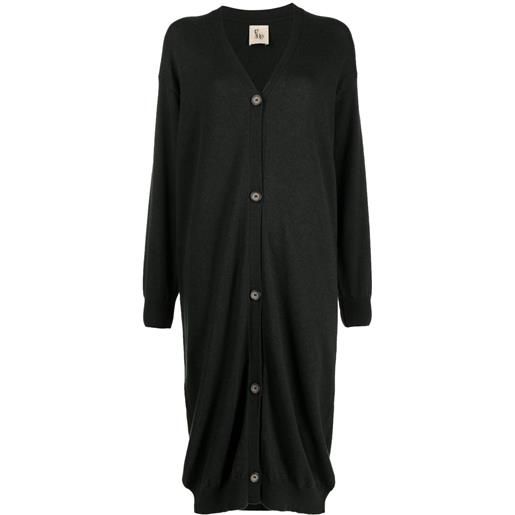 PAULA abito con bottoni - verde