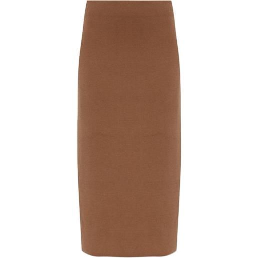 Fabiana Filippi gonna midi marrone